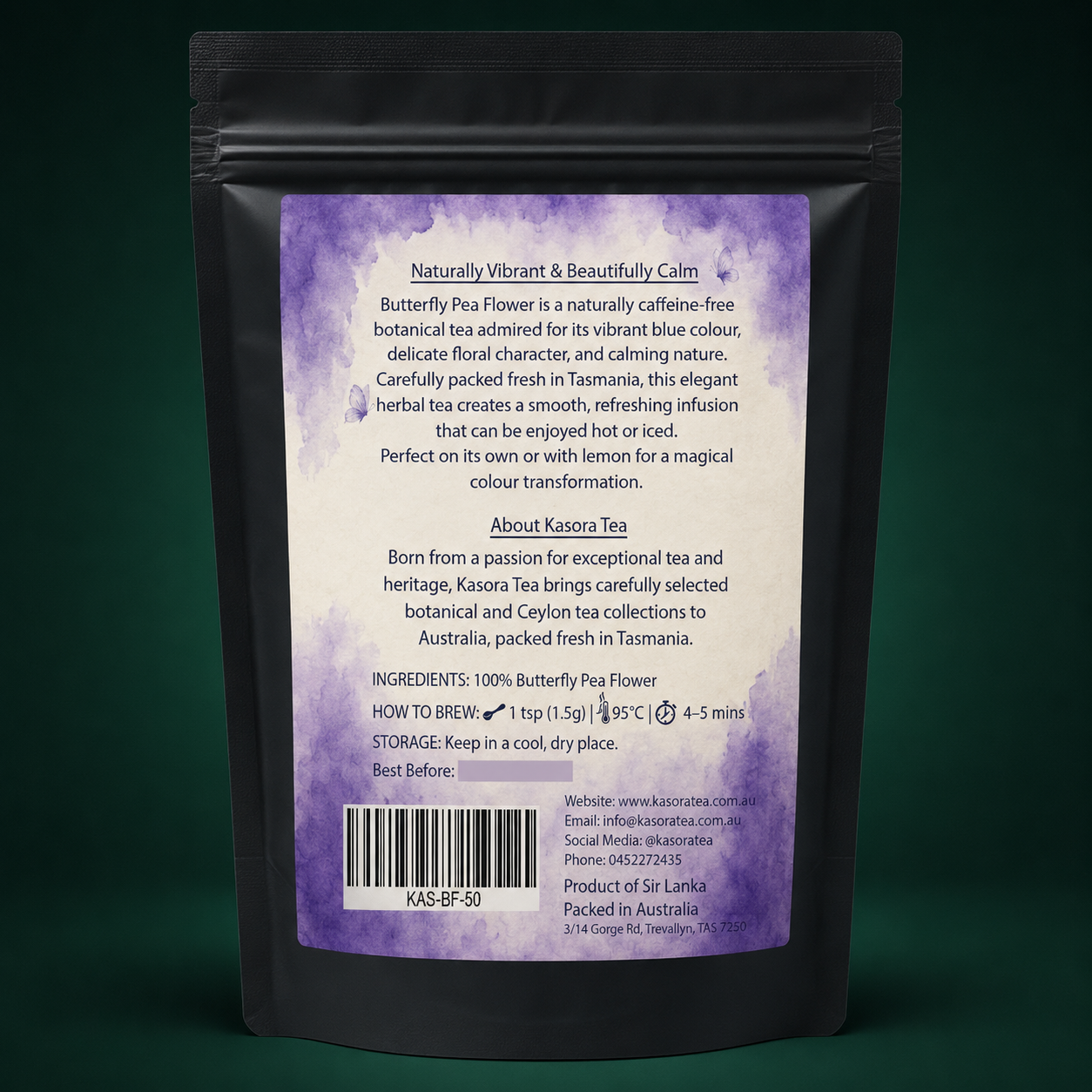 Butterfly Pea Flower Tea